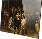 Nachtwacht | Rembrandt van Rijn | Foto op plexiglas | Wanddecoratie | 90CM x 60CM | Schilderij