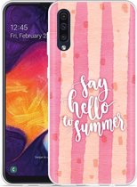 Galaxy A50 Hoesje Say Hello to Summer - Designed by Cazy