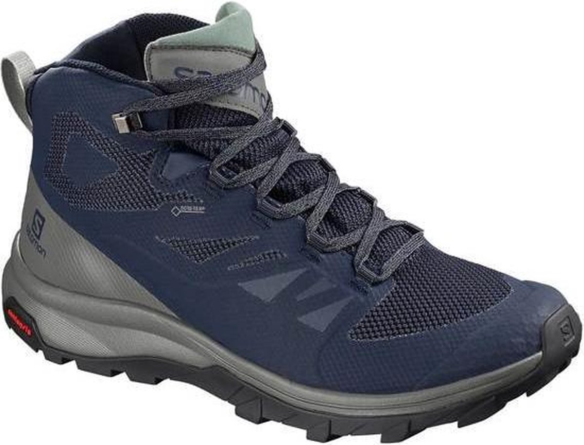 Salomon Outline Mid Gtx Wandelschoenen Heren Medieval Castor Milieu Grijs