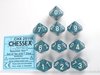 Afbeelding van het spelletje Chessex dobbelstenen set, 10 10-zijdig, Speckled Sea