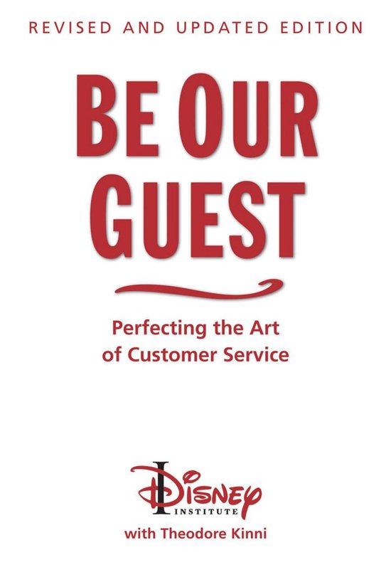 A Disney Institute Book - Be Our Guest - cover