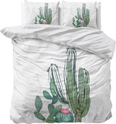 Sleeptime Cactus Marble - Dekbedovertrekset - Tweepersoons - 200x200/220 + 2 kussenslopen 60x70 - Groen