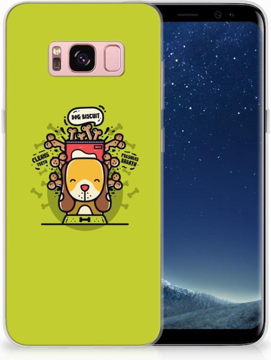 Samsung Galaxy S8 Telefoonhoesje met Naam Doggy Biscuit