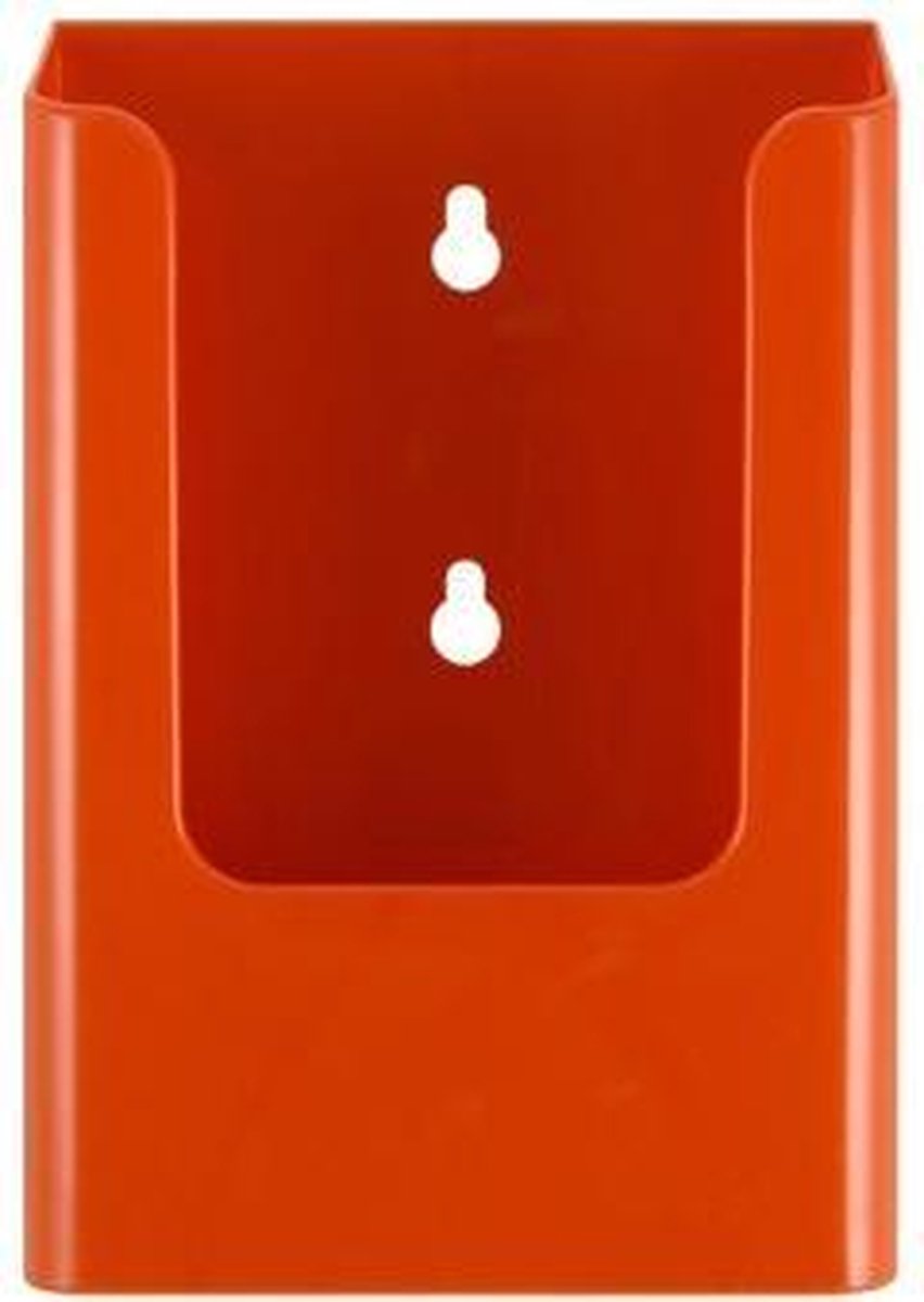 Folderhouder magnetisch A6 (staand/oranje)
