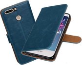 BestCases.nl Huawei Honor 8 Pro / V9 Pull-Up booktype hoesje Blauw