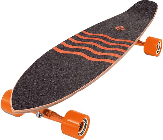 Longboard Kicktail 92 Cm - Pour Street Et Cruising, Planche Skateboard Style Surf