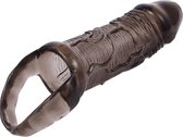 Power Escorts Penis Sleeve - Formaat 11.5 cm - Diameter 3.5 cm - Zwart