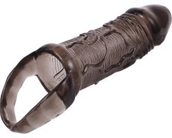 Power Escorts Penis Sleeve - Formaat 11.5 cm - Diameter 3.5 cm - Zwart