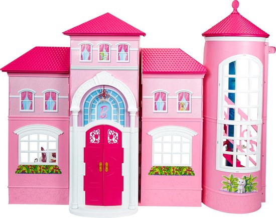 bijtend Geladen Ophef Barbie Malibu Huis - Barbiehuis | bol.com