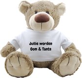 Knuffel Beer Bella Jullie worden Oom en Tante