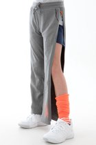 2ZiP Joggingbroek met lange ritsen - Unisex - Grijs - Maat 158-164