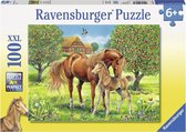 Ravensburger puzzel Paarden in de wei - Legpuzzel - 100 stukjes