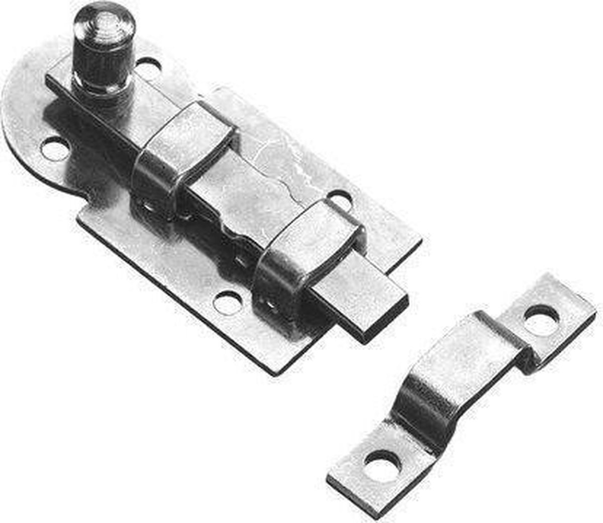 DX - Plaatschuif vlak 40 mm verzinkt