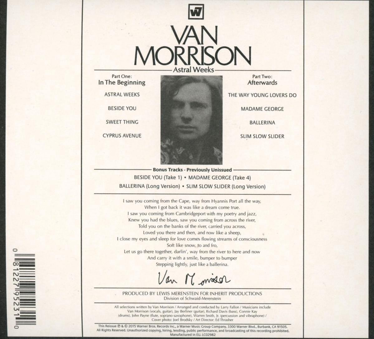 astral weeks van morrison boston books