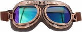 Vintage pilotenbril multi-kleur glas