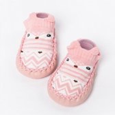 Baby Schoentjes / Baby Sokjes / Baby Sloffen - Anti Slip - 11 cm - Roze