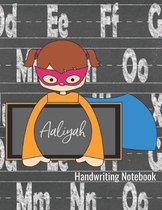 Aaliyah Handwriting Notebook
