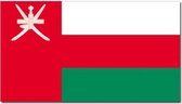 Vlag Oman 90 x 150 cm feestartikelen - Oman landen thema supporter/fan decoratie artikelen