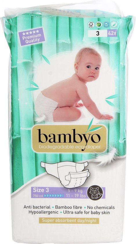 LILLYDOO Green milieuvriendelijke luiers, maat 3 (6-10 kg), maanddoos (165 luiers) (FSC Mix