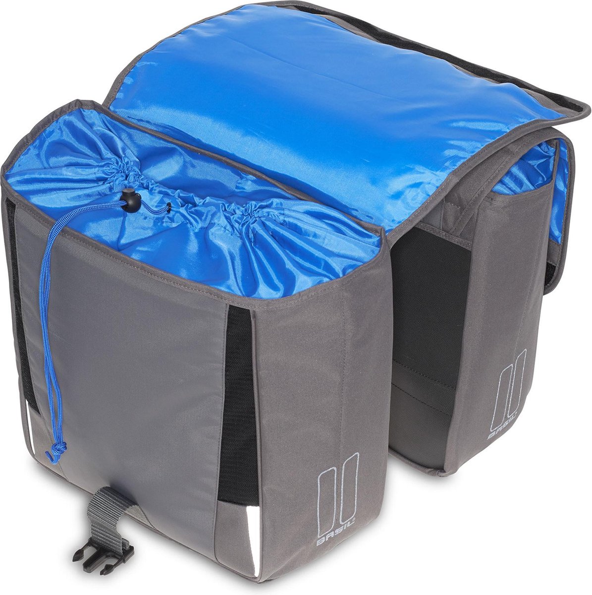 vereist beheerder eigendom Basil Sport Design Double Bag - Dubbele Fietstas - 32 l - Grijs | bol.com