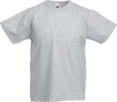 Fruit of the Loom T-shirt Kinderen maat 164 (14-15) 100% Katoen 5 stuks (Grijs)