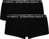 Comfortabel & Zijdezacht Bamboo Basics Iris - Bamboe Hipsters (Multipack 2 stuks) Dames - Onderbroek - Ondergoed - Zwart - S