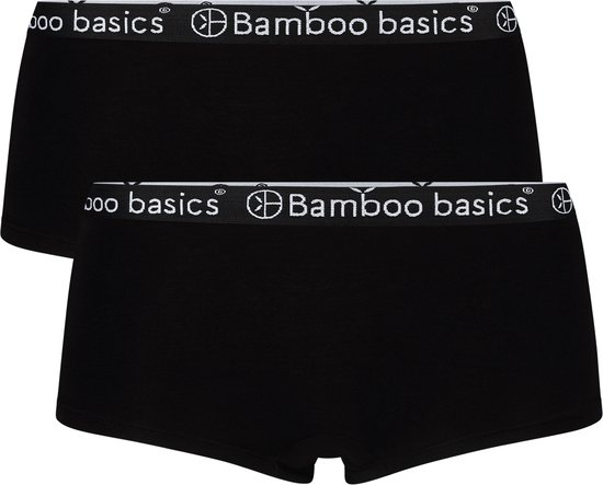 Bamboo Basics - Lot de 2 Hipsters en bambou pour femmes Iris - Noir - S