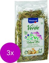Vitakraft Vita-Verde Luzerne/Echinacea - Knaagdiersnack - 3 x 125 g
