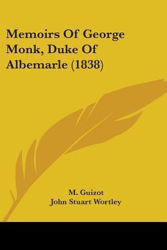 Memoirs of George Monk, Duke of Albemarle (1838) - cover