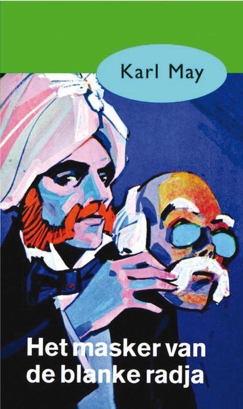 Cover van het boek 'Het masker van de blanke radja' van Karl May