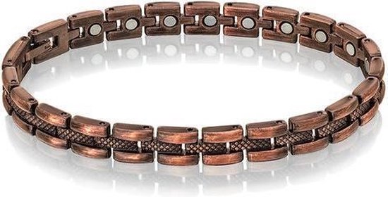 Luigi Vicaro Armband Magnetisch Dames One-size - Koper-plated armband |  bol.com
