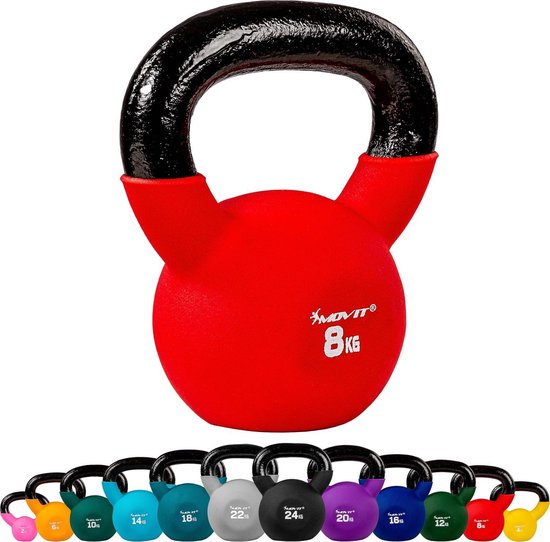 Yes4All LDN6 Verstelbare Kettlebell Handvat, Halterplaatomvormer, Rood, 0,5 kg