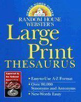 Random House Webster's Large Print Thesaurus