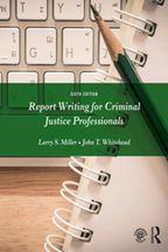 Report Writing for Criminal Justice Professionals - cover