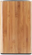 Simplehuman Afvalemmer Open  - Bamboe - 6 l - Bruin