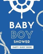 Baby Boy Shower Party Guest Book