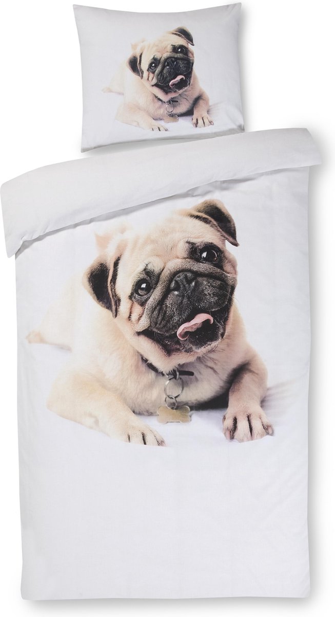 Day Dream Spike - dekbedovertrek - eenpersoons - 140 x 200 - Wit