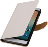 Huawei Honor 7i - Effen Booktype Wallet Cover Wit