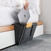 Storage Solutions Vilten opberghoes XL | voor aan het bed | vilten hoes | opbergen | met USB voering