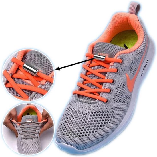 Elastische veters schoenen sneakers WIT | bol.com