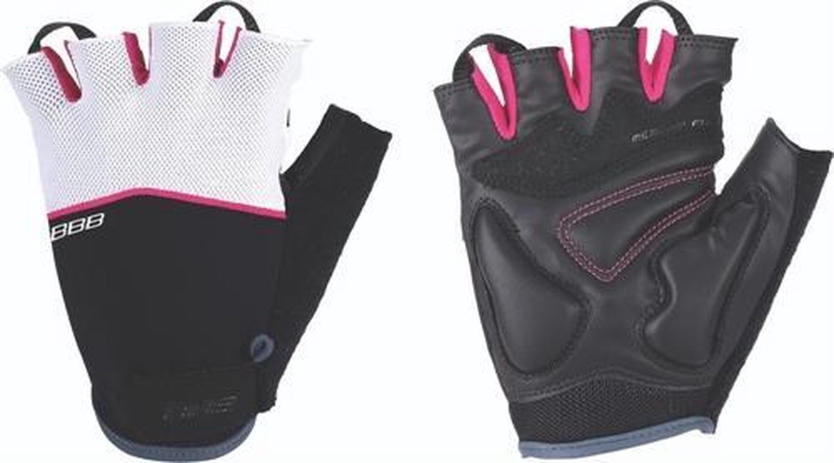 BBB BBW-47 Handschoenen Omnium Zwart/Wit/magenta S