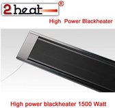 Terras heater, Patio verwarming, Black heaters Powerheat infrarood1000W