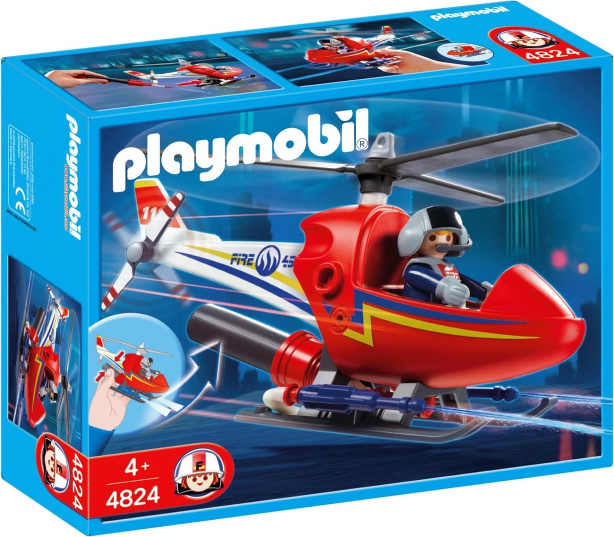 Playmobil Brandweerhelikopter - 4824 | bol.com