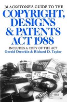Blackstone's Guide Series- Blackstone's Guide to the Copyright, Designs and Patents Act 1988