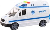 Johntoy Politiebus Licht En Geluid 14 Cm Wit/blauw