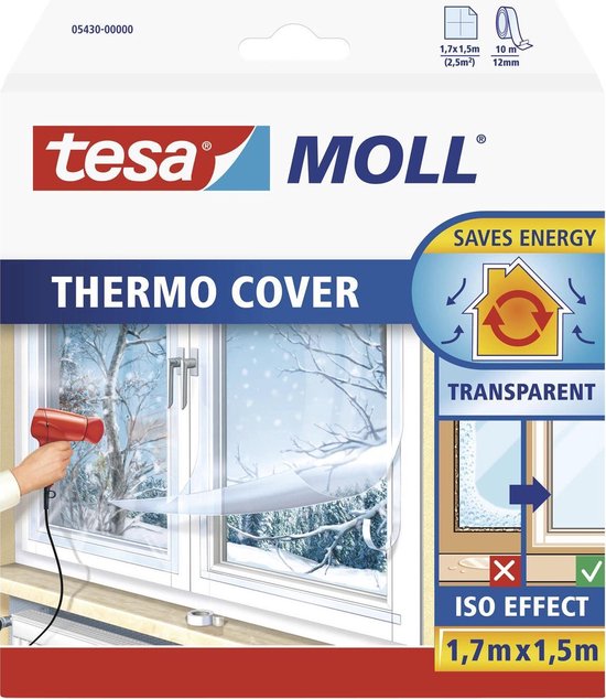 Tesa – Thermo Cover Isolatiefolie – 1.7m x 1.5m