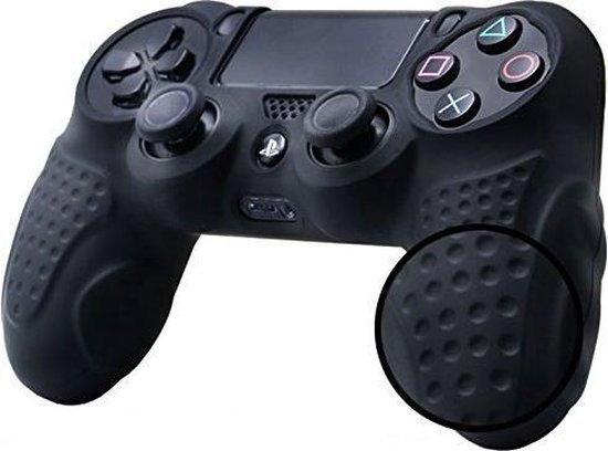 PS4 Controller Hoes Silicone - Playstation 4 Controller Silicone Skin - Zwart