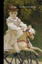 Jean Monet on his hobby horse
