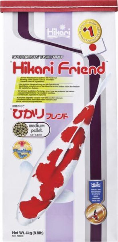 Hikari Friend medium - Vissenvoer - 4 kg - Hikari
