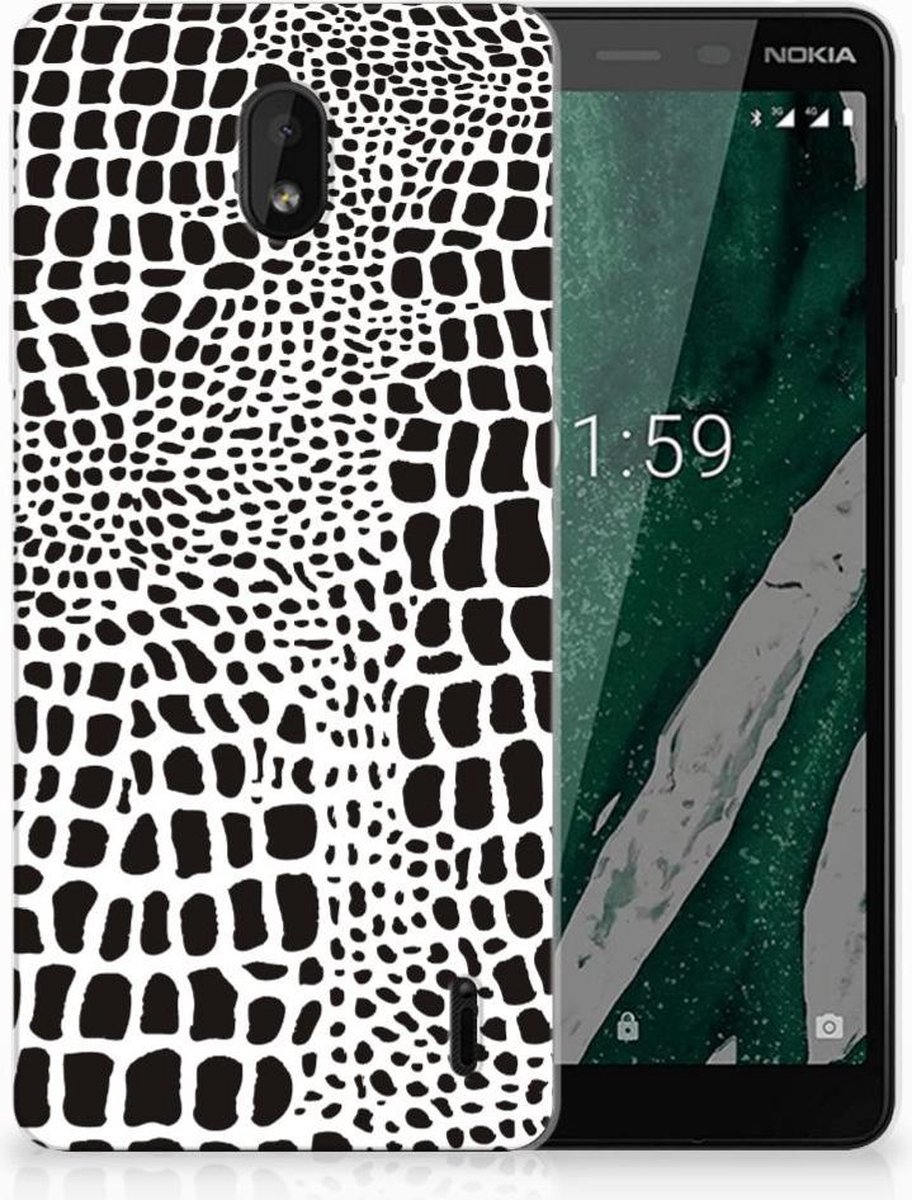 Nokia 1 Plus TPU Hoesje Slangenprint